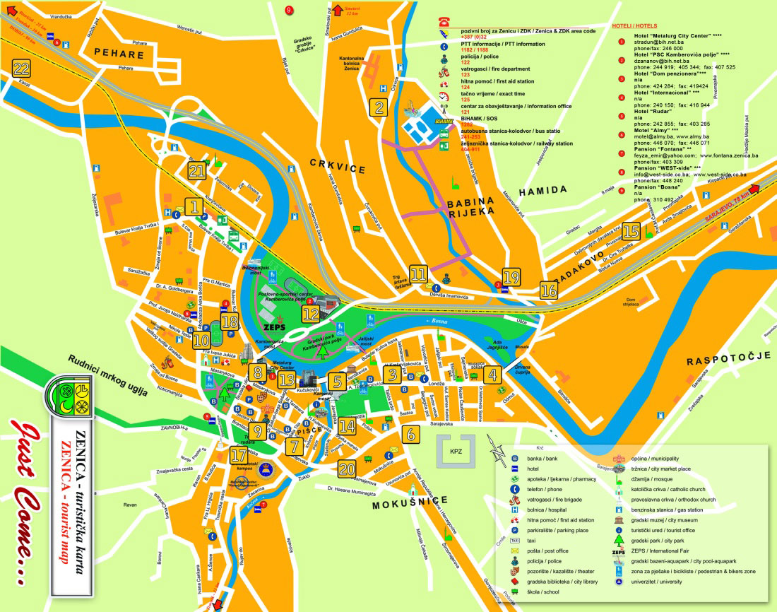 radakovo karta Taxi karta Zenica – Zenicablog radakovo karta