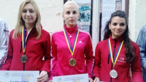 Ema Škaljo na pobjedničkom postolju