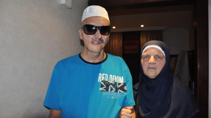 Slijepi hadžija Ferid Osmić i hanuma Zahira (foto Preporod)