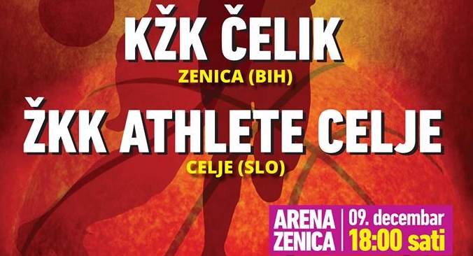 Plakat KŽK Čelik-Athlete Celje - naslovno