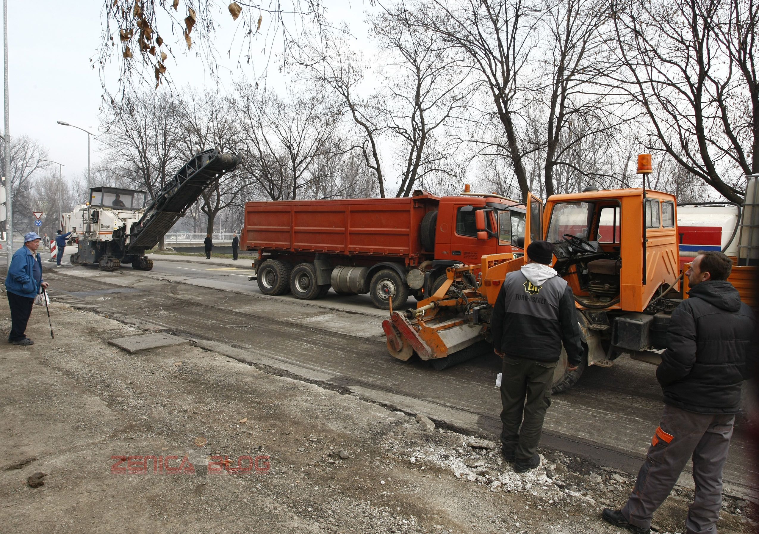 Foto: radovi na Bulevaru-