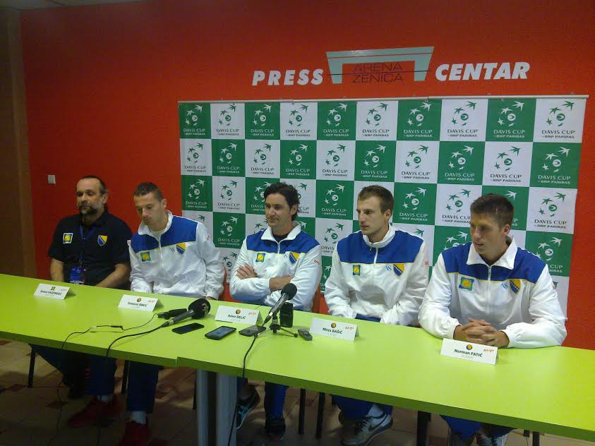 Press Davis Cup reprezentacije BiH