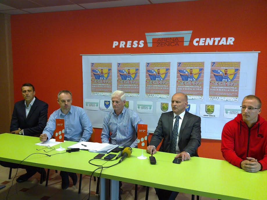Press u Atletskom klubu Zenica pred 7.Miting