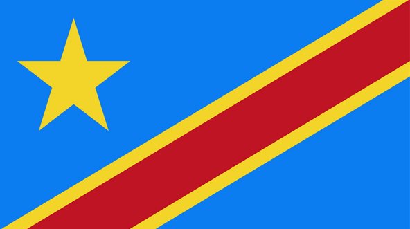 Demokratska republika Kongo zastava