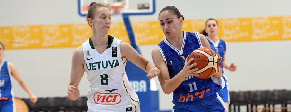 Nedžla Kovačević na utakmici protiv Litvanije