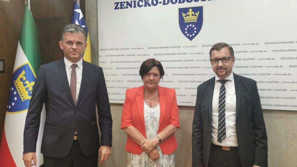Ambasadorica Francuske u BiH nj e Kristina Tudik boravila u službenoj posjeti Zeničko-dobojskom kantonu