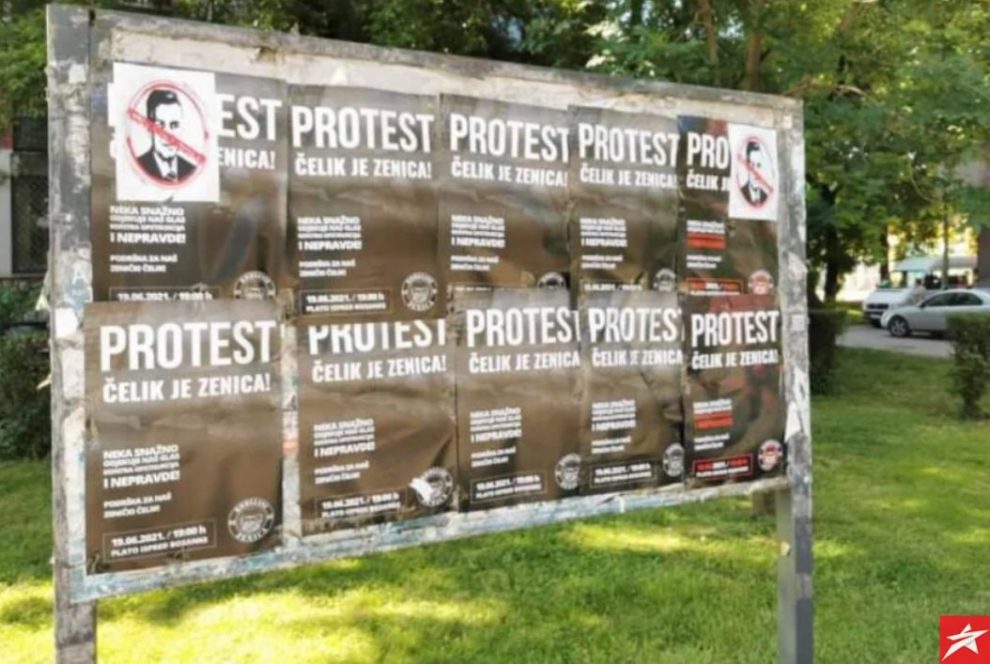 celik zenica plakati protest