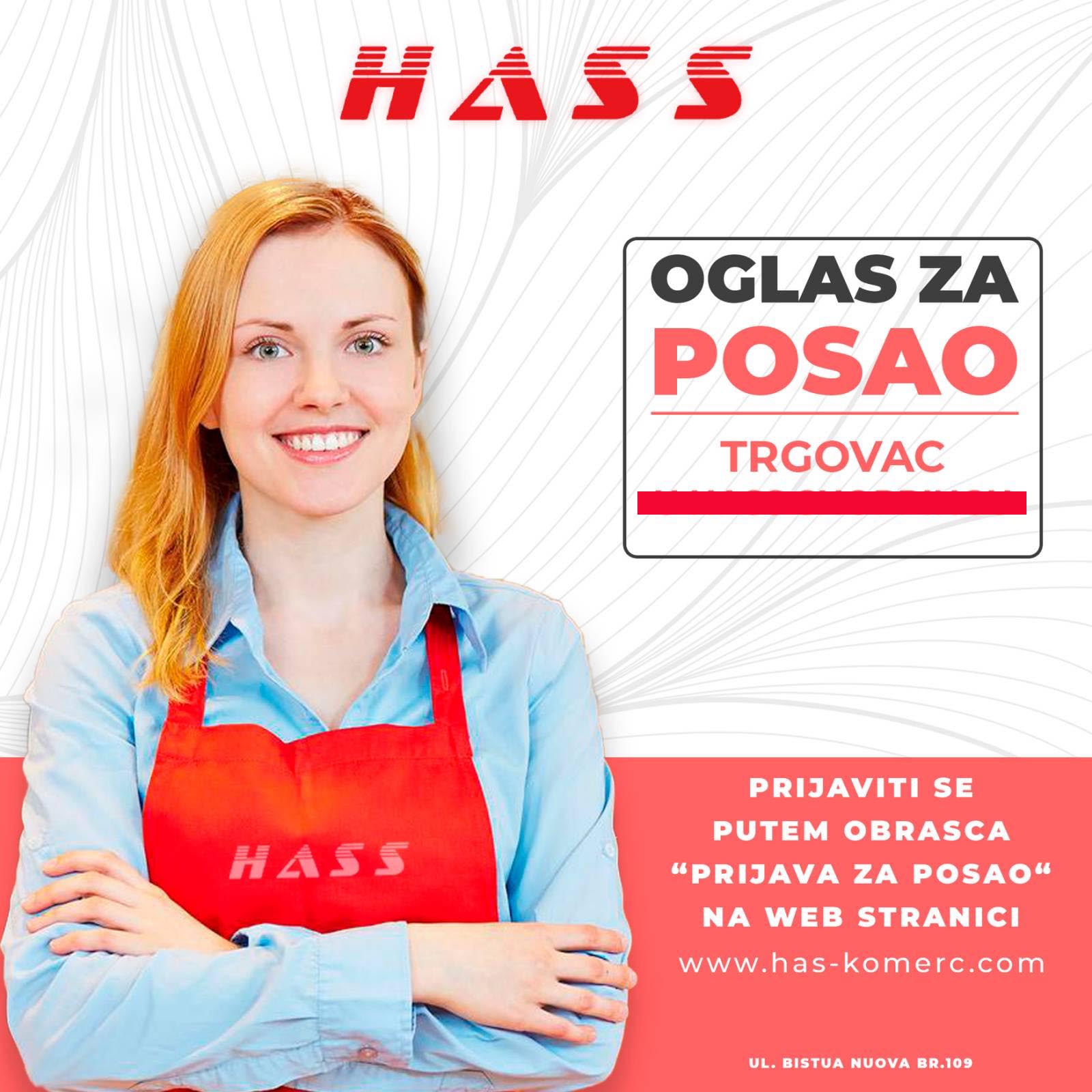 Oglas za posao – Hass
